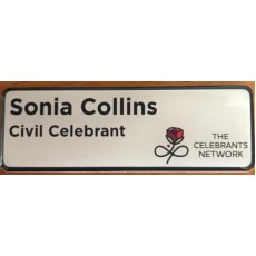 TCN Badge - White - Pin